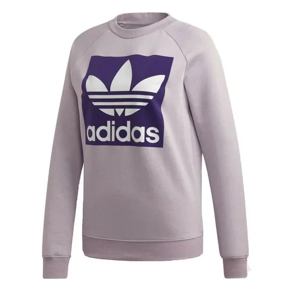 Adidas Originals Womens Trefoil Logo Soft Vision Purple Size Medium - Picture 4 of 7